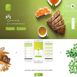 طراحی فروشگاه سفارش آنلاین نان در شیراز